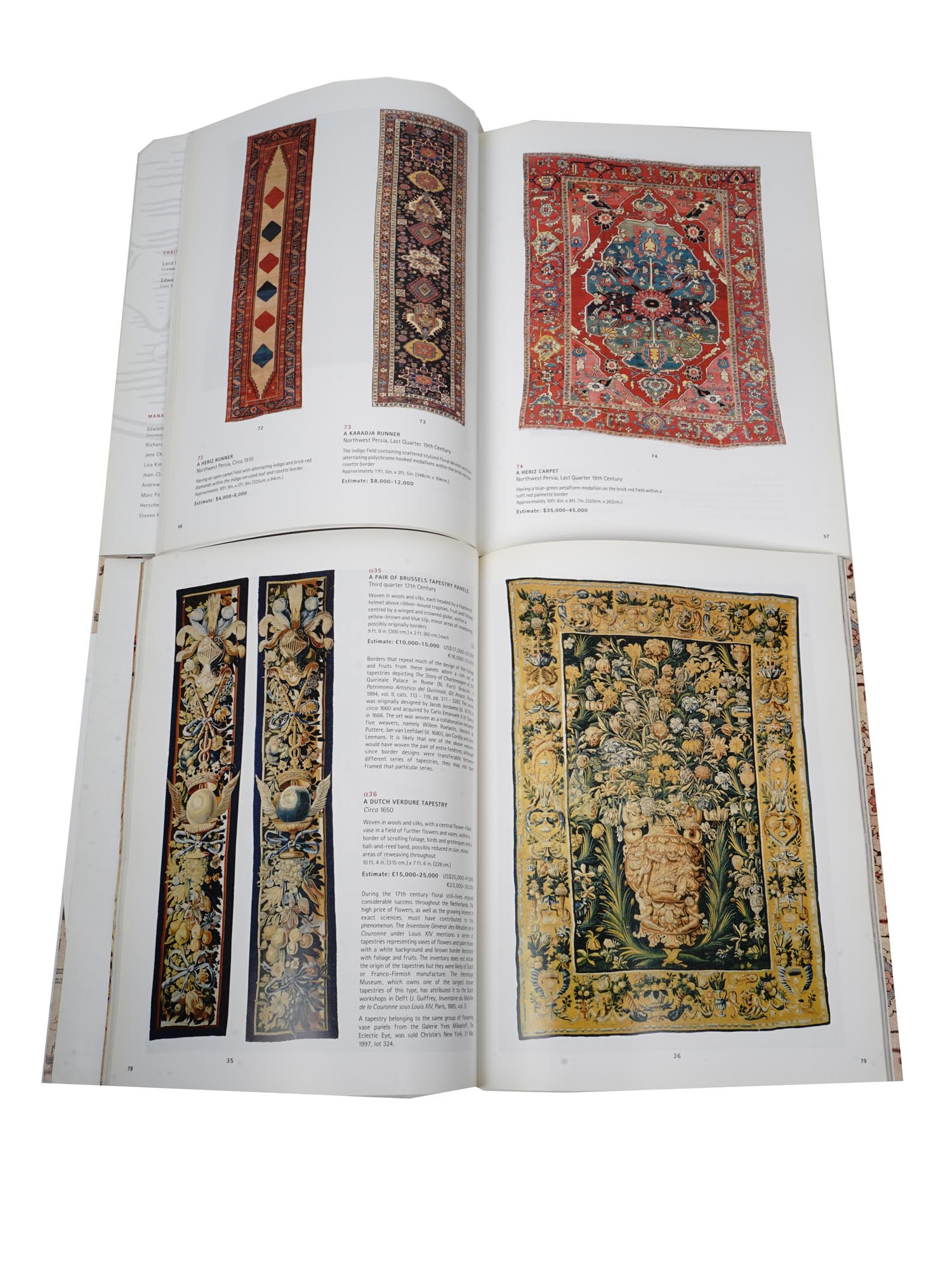 VINTAGE CHRISTIES SOTHEBYS RUG CATALOG COLLECTION PIC-5